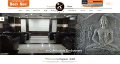 Desktop Screenshot of hotelkapson.com