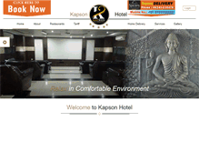 Tablet Screenshot of hotelkapson.com